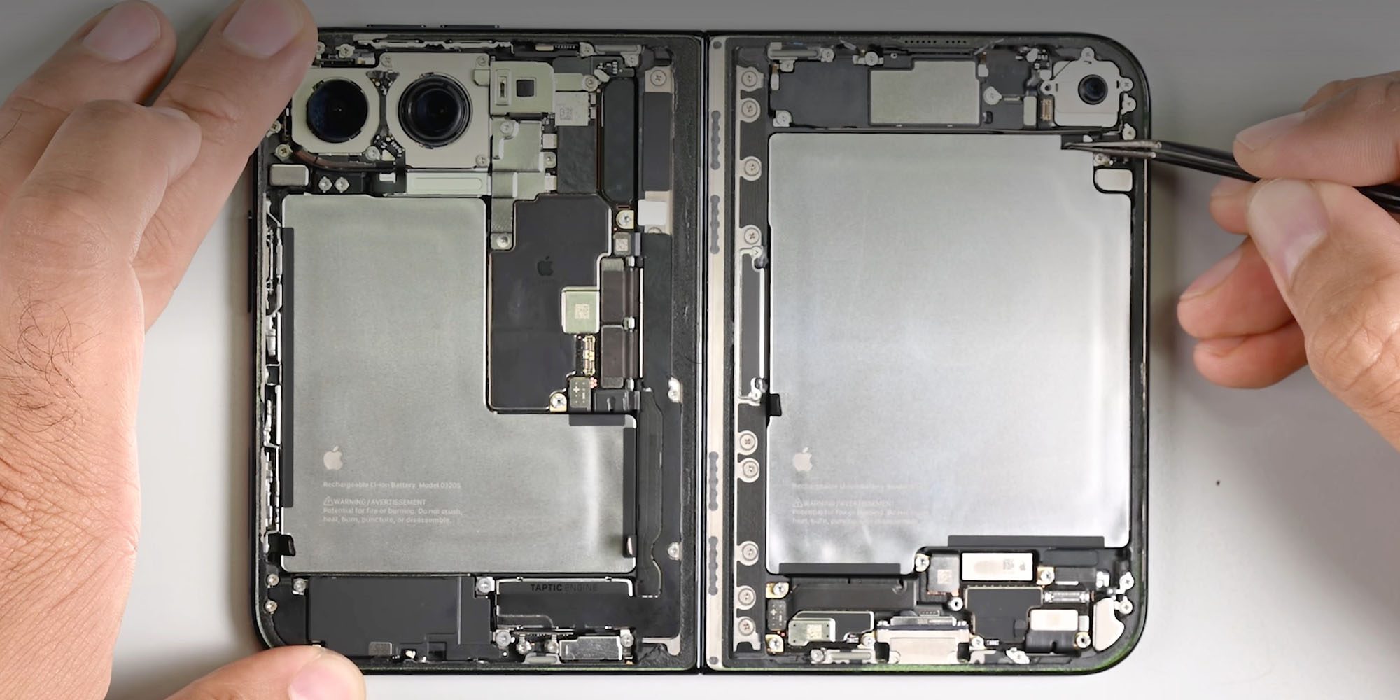 Apple memory supplier expects price increases through at least 2030 | Photo shows the teardown of an iPhone Duo